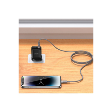 Yesido CA173 1M 60W USB to Type-C Manyetik Katlanma Özellikli PD Hızlı Şarj Kablosu - Gri