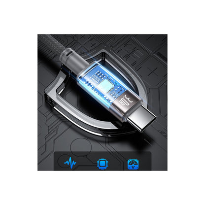 Yesido CA173 1M 60W USB to Type-C Manyetik Katlanma Özellikli PD Hızlı Şarj Kablosu
