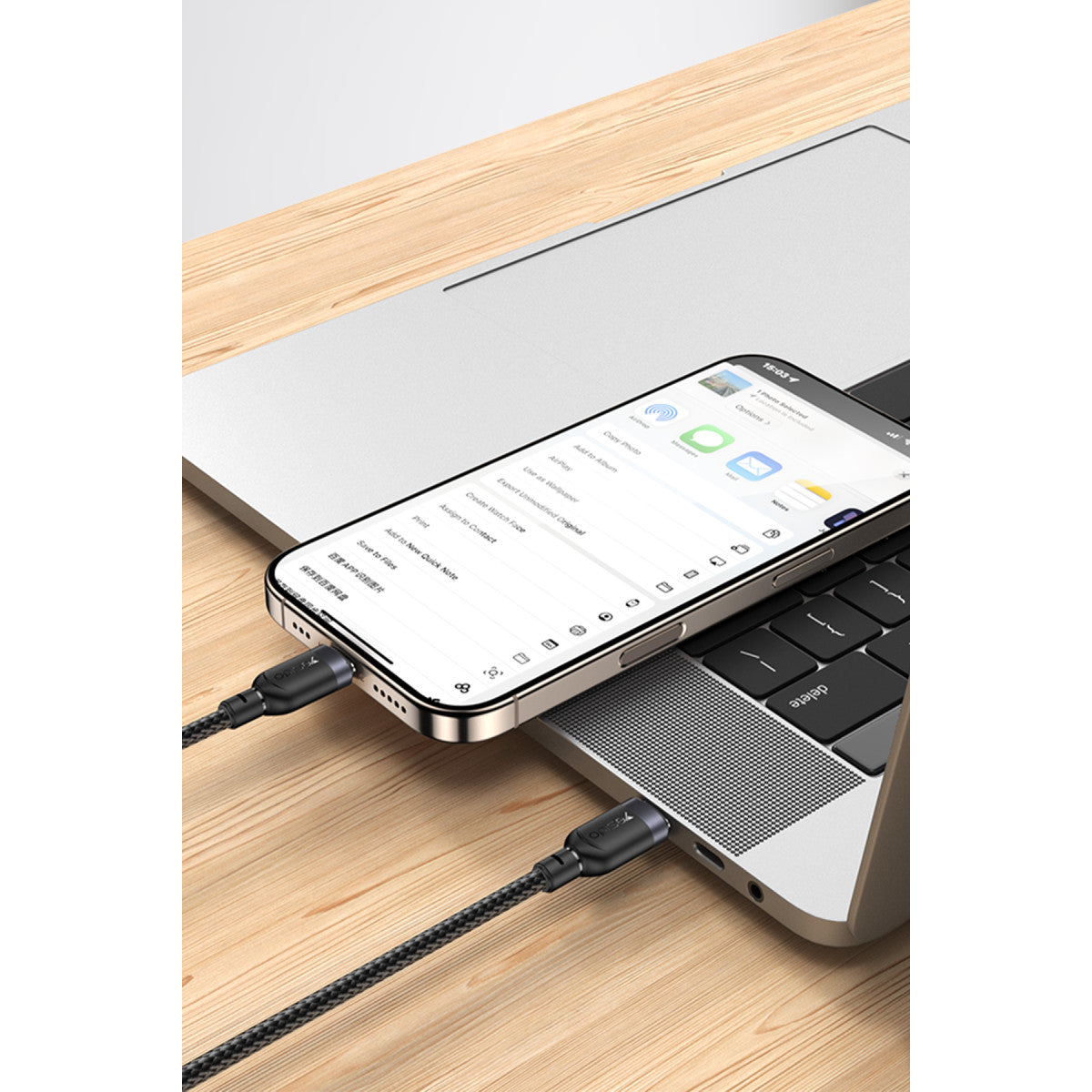 Yesido CA190 1.2M 60W Type-C to Type-C PD Hızlı Şarj Kablosu