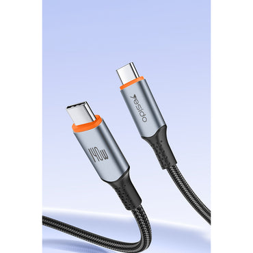 Yesido CA212 1M 140W Type-C to Type-C PPS Destekli Hızlı Şarj Kablosu