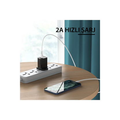 Yesido CA71 1M 2A Usb to Lightning Hızlı Şarj Kablosu - Beyaz