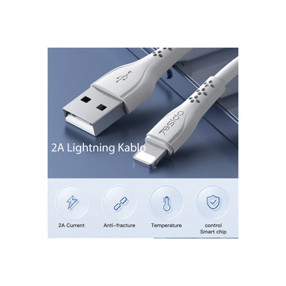 Yesido CA71 1M 2A Usb to Lightning Hızlı Şarj Kablosu