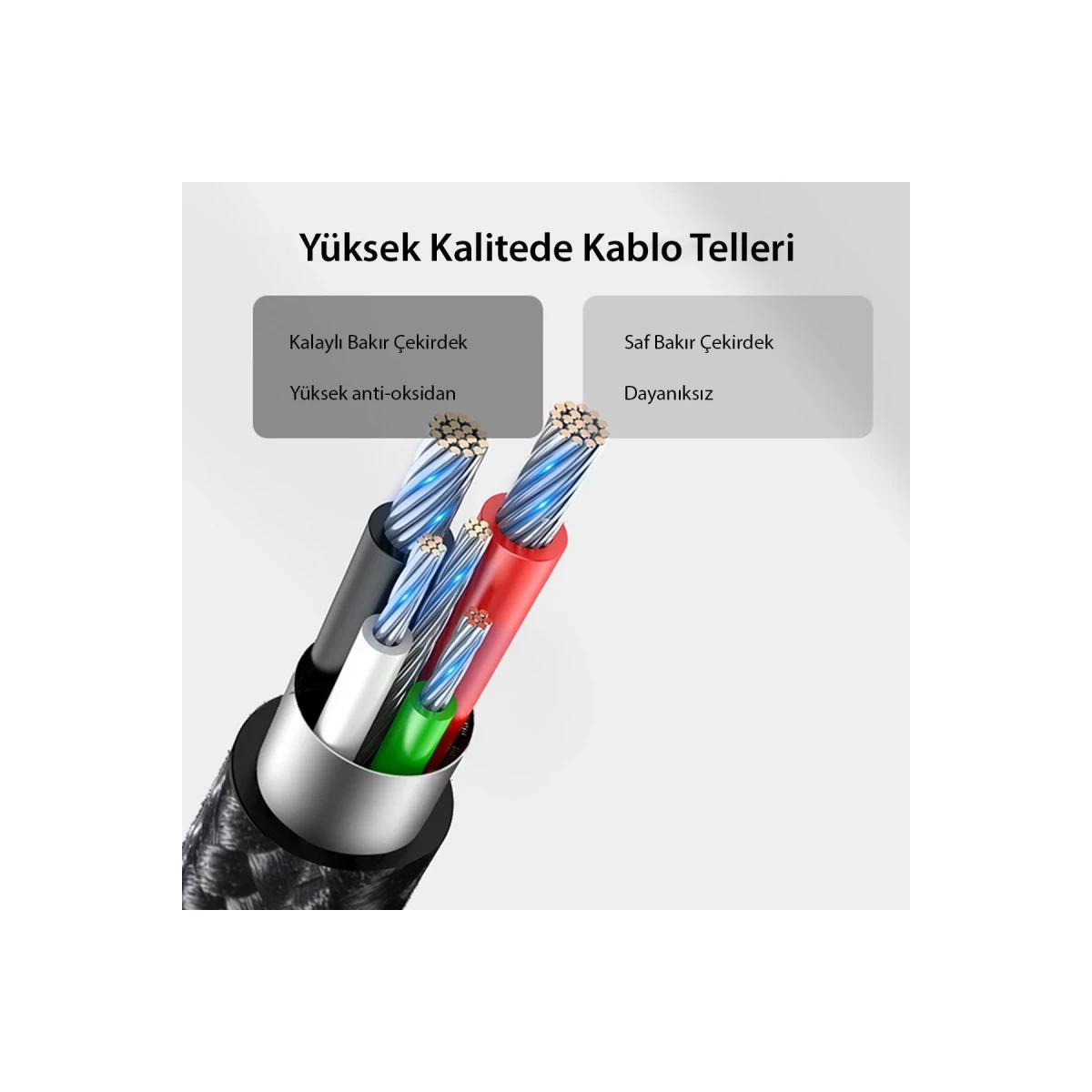Yesido CA74 1.2M 2.4A Hasırlı Usb to Lightning Hızlı Şarj Kablosu - Siyah