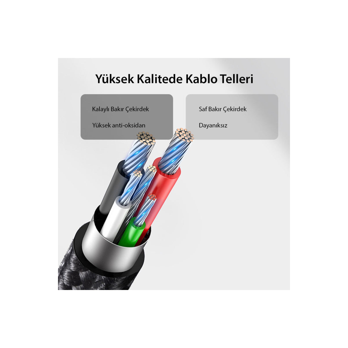 Yesido CA74 1.2M 2.4A Hasırlı Usb to Lightning Hızlı Şarj Kablosu