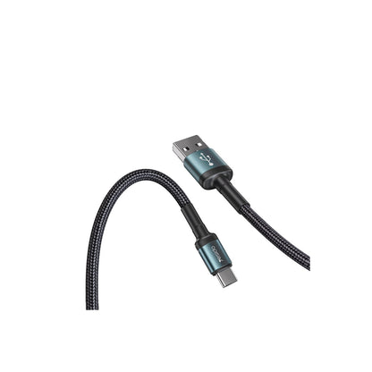 Yesido CA74 1.2M 2.4A Hasırlı Usb to Type-C Hızlı Şarj Kablosu