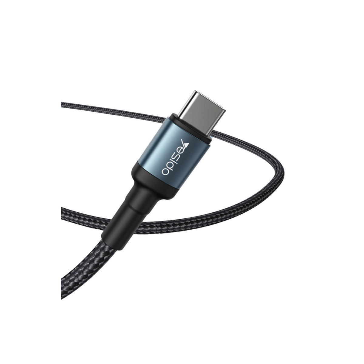 Yesido CA78 1.2M 60W Hasırlı Type-C to Type-C PD Hızlı Şarj Kablosu