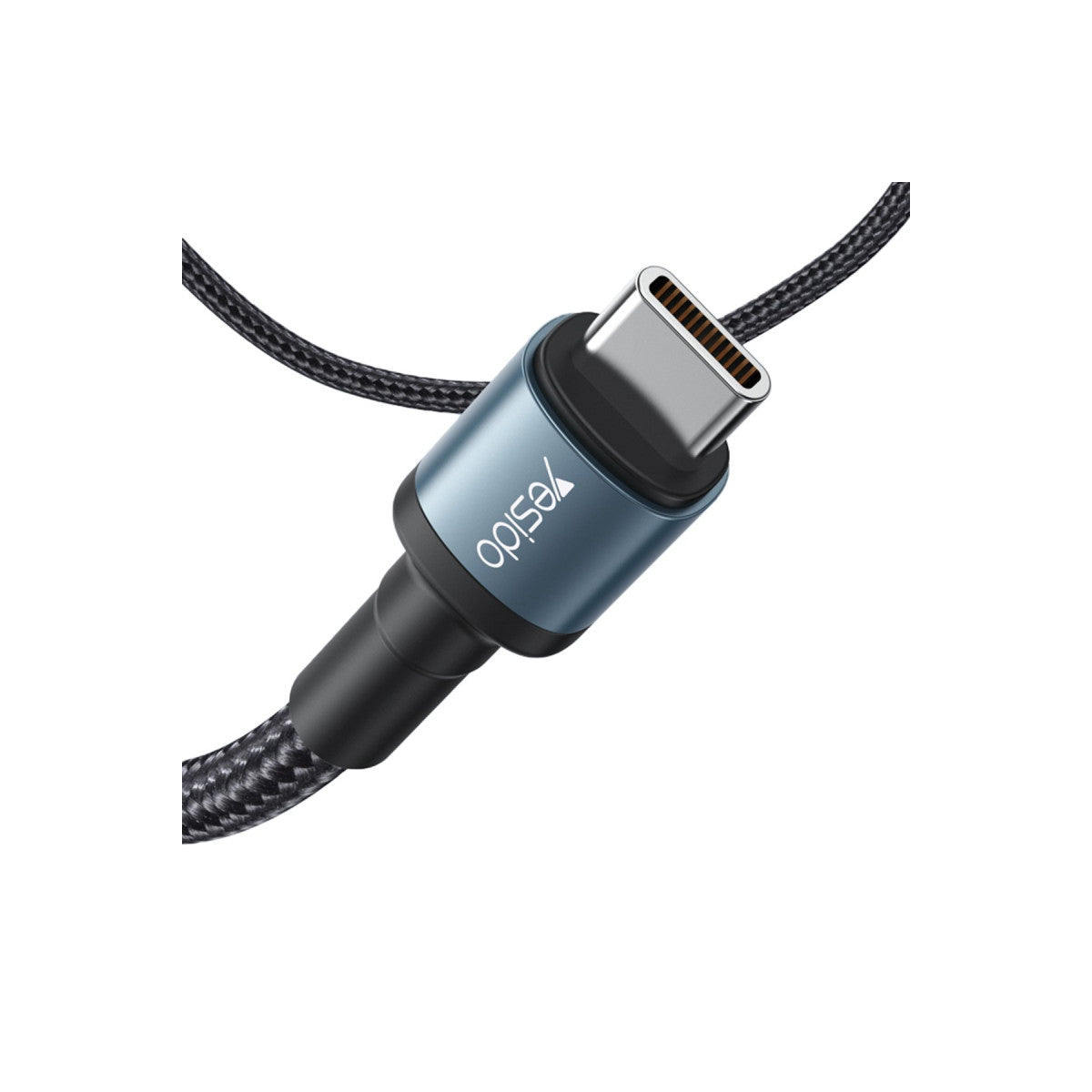 Yesido CA78 1.2M 60W Hasırlı Type-C to Type-C PD Hızlı Şarj Kablosu