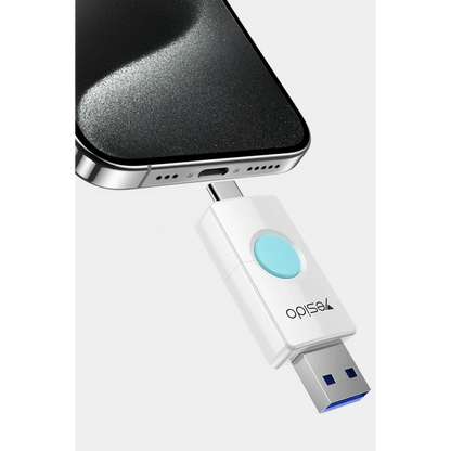 Yesido CG10 5in1 12W Şarj Aleti Kablo Powerbank Flash Bellek Airpods Set - Beyaz