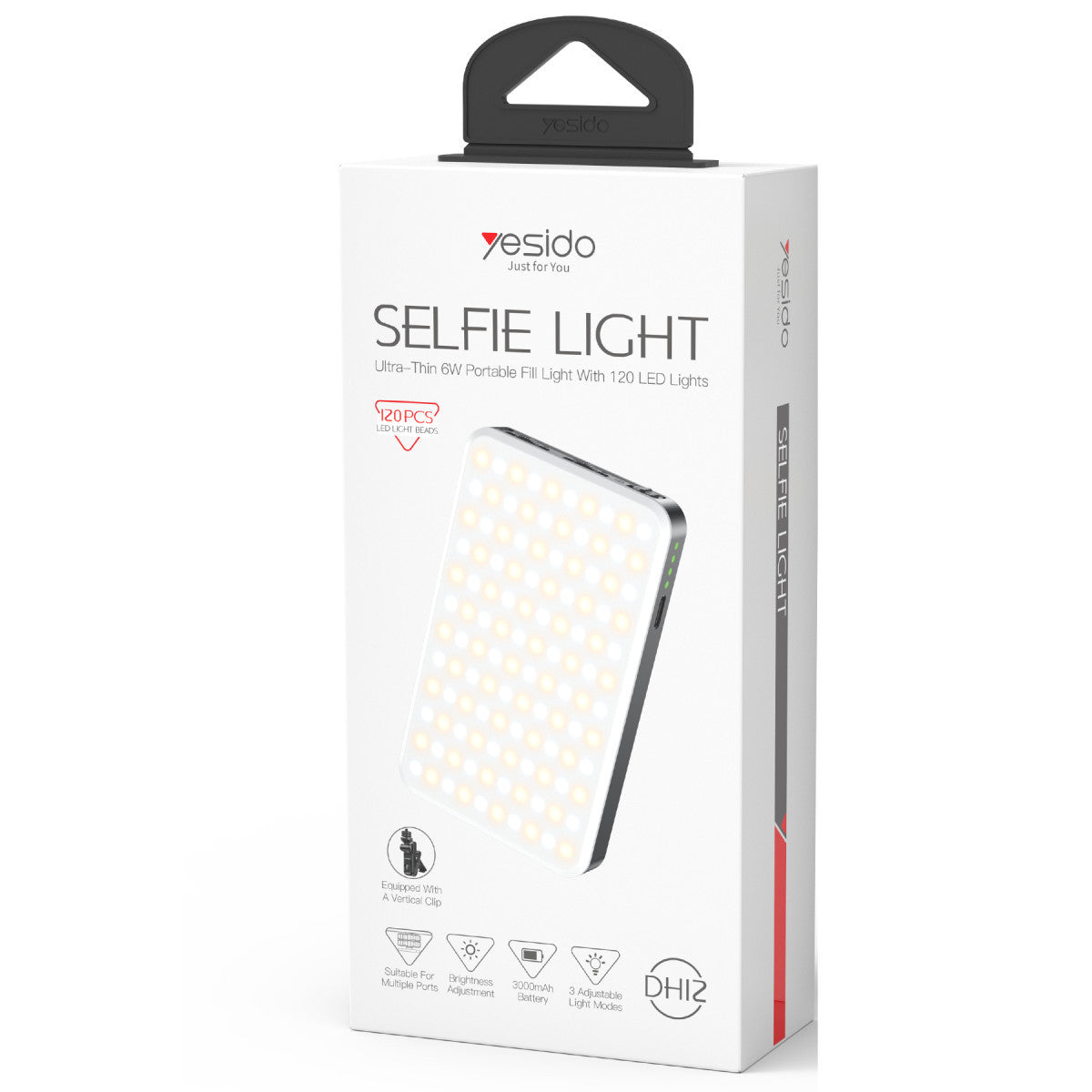 Yesido DH12 Ultra İnce Mini Tripodlu 120 Adet Ledli Yayın Işığı