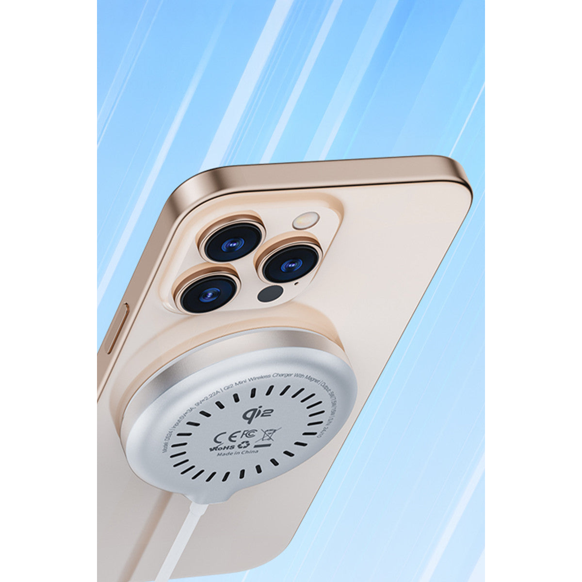 Yesido DS24 1M Type-C Kablo 15W Kablosuz Şarj Aleti