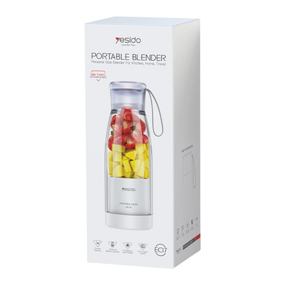 Yesido EC17 80W 18.500 RPM Hızında Şarjlı Taşınabilir Blender - Beyaz