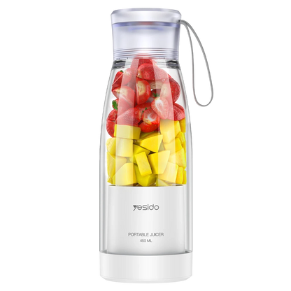 Yesido EC17 80W 18.500 RPM Hızında Şarjlı Taşınabilir Blender - Beyaz