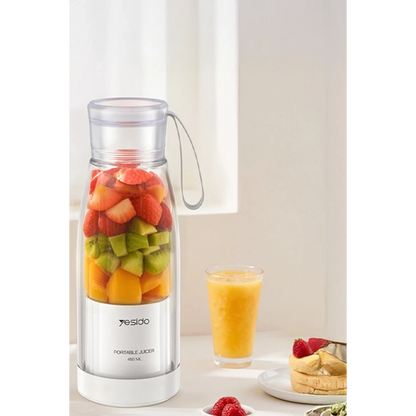 Yesido EC17 80W 18.500 RPM Hızında Şarjlı Taşınabilir Blender - Beyaz