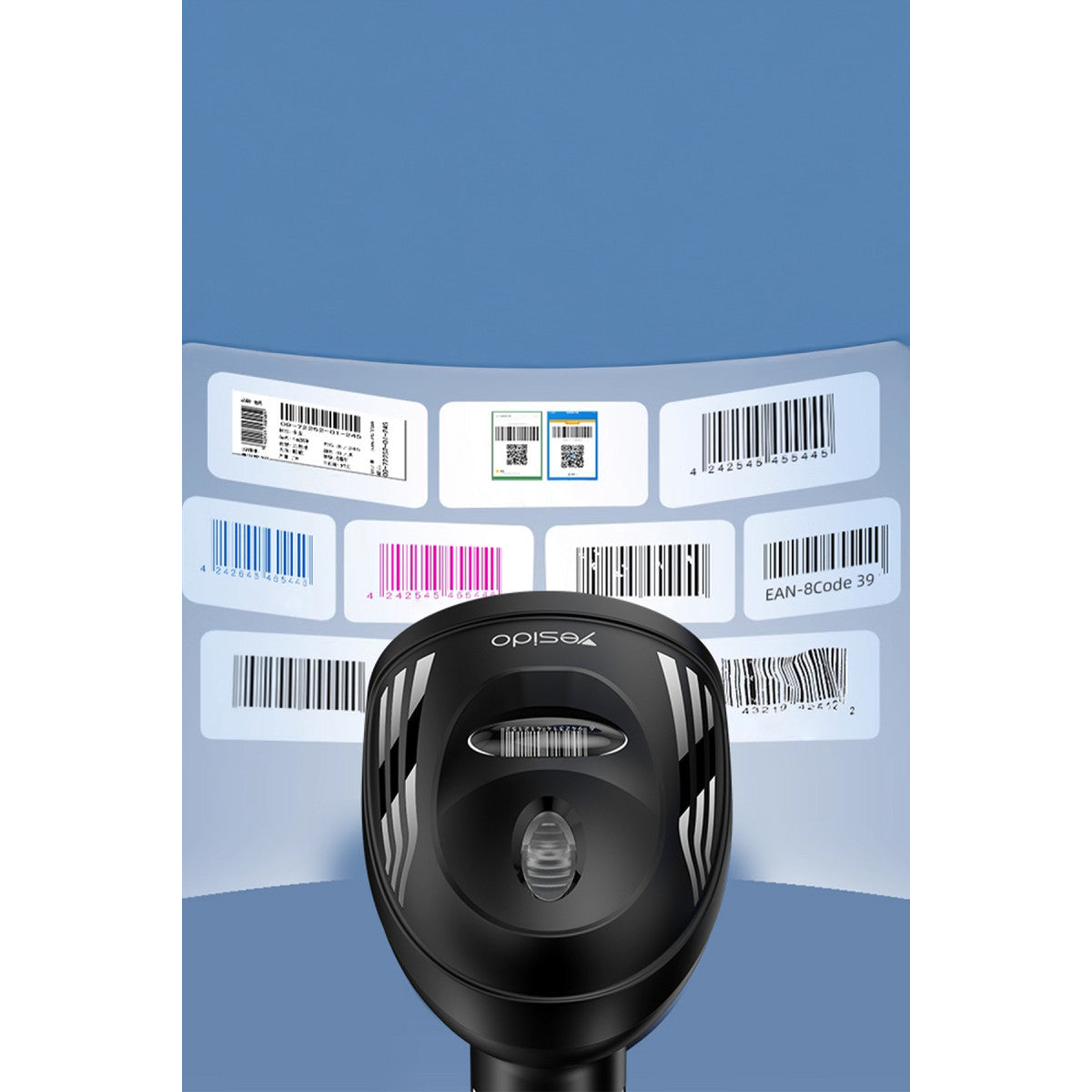 Yesido EC21 Hızlı Çözümleme Özellikli Kablolu 2D Barkod Okuyucu