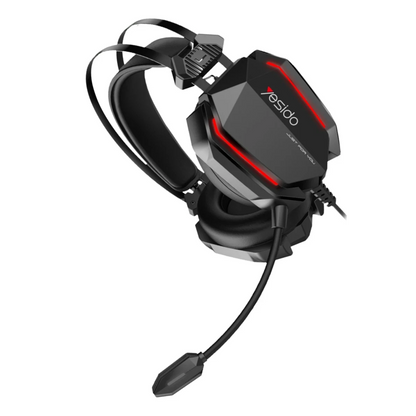 Yesido EK03 Kafaüstü Kablolu RGB Gaming Kulaklık - Siyah