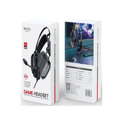 Yesido EK03 Kafaüstü Kablolu RGB Gaming Kulaklık