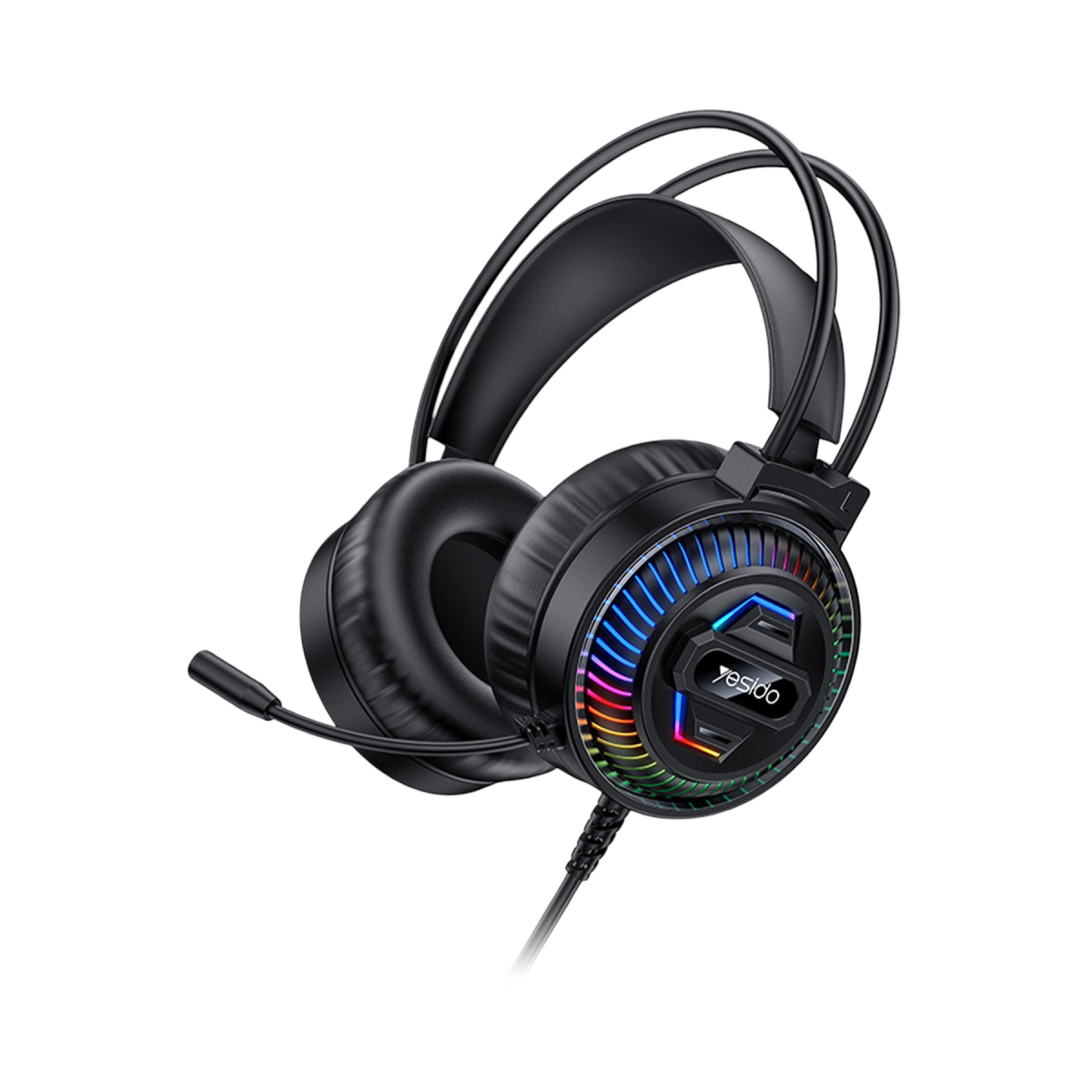 Yesido EK06 RGB Işıklı Mikrofonlu Kablolu Oyuncu Kulaklığı