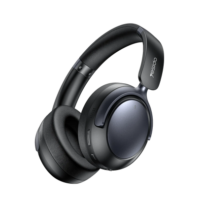 Yesido EP07 BT 5.3 Hibrit Aktif Gürültü Engelleyici Özellikli Kafaüstü Bluetooth Kulaklık - Siyah