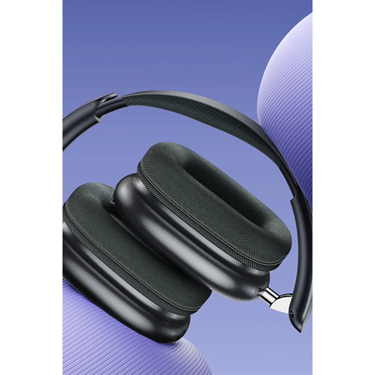 Yesido EP10 BT 5.4 USB-C Şarj Destekli Kafaüstü Bluetooth Kulaklık – Siyah