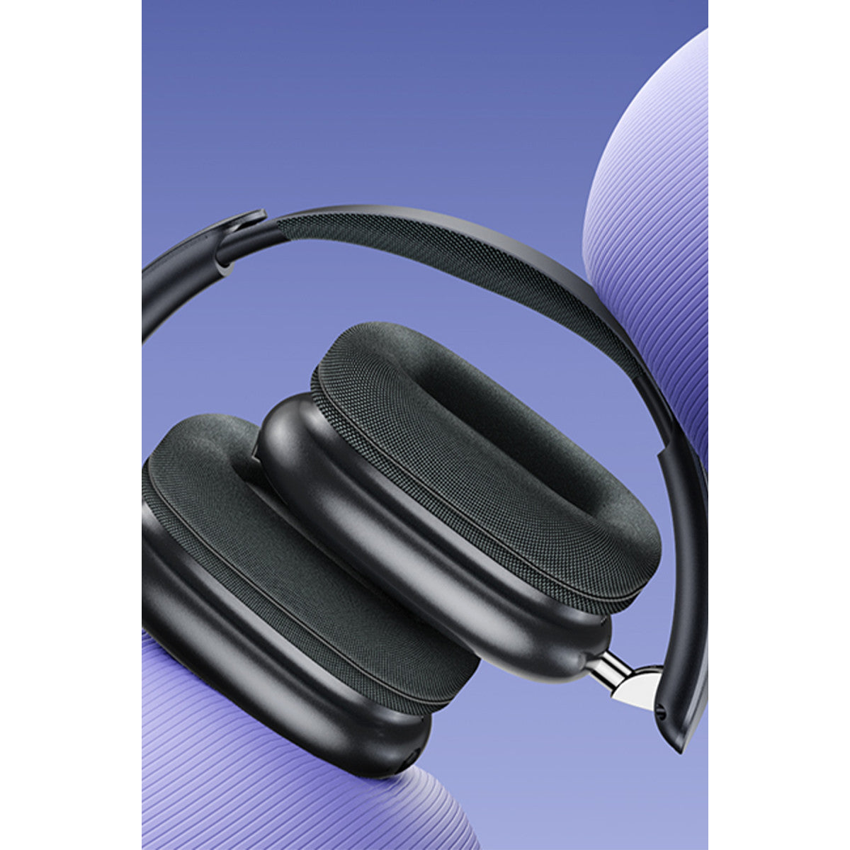 Yesido EP10 BT 5.4 USB-C Şarj Destekli Kafaüstü Bluetooth Kulaklık – Siyah