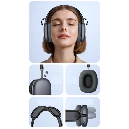 Yesido EP14 BT 5.4 Yüksek Ses Kaliteli Kafaüstü Bluetooth Kulaklık - Siyah