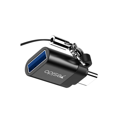Yesido GS06 Type-C to USB 3.0 OTG Dönüştürücü - Siyah