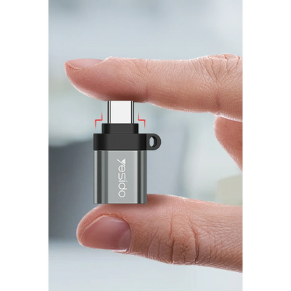 Yesido GS06 Type-C to USB 3.0 OTG Dönüştürücü - Siyah