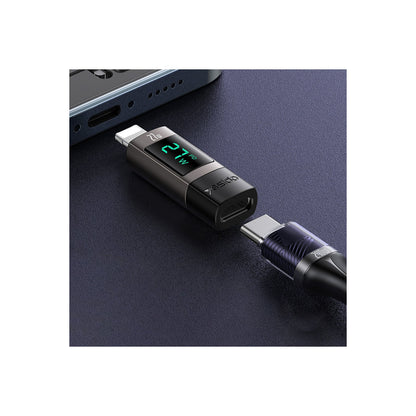 Yesido GS25 Lightning to Type-C 27W Dijital Ekranlı Dönüştürücü