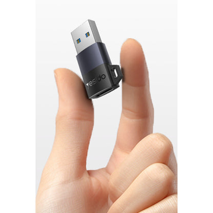 Yesido GS34 USB to Type-C 480 Mbps Data ve 18W Hızlı Şarj Destekli OTG Dönüştürücü