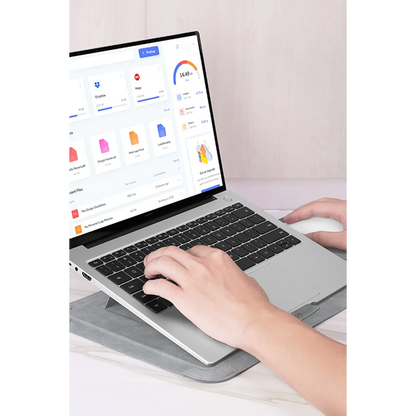 Hoco. GT5 Delight Serisi Çok Fonksiyonlu 14 inç Notebook Çantası - Gri