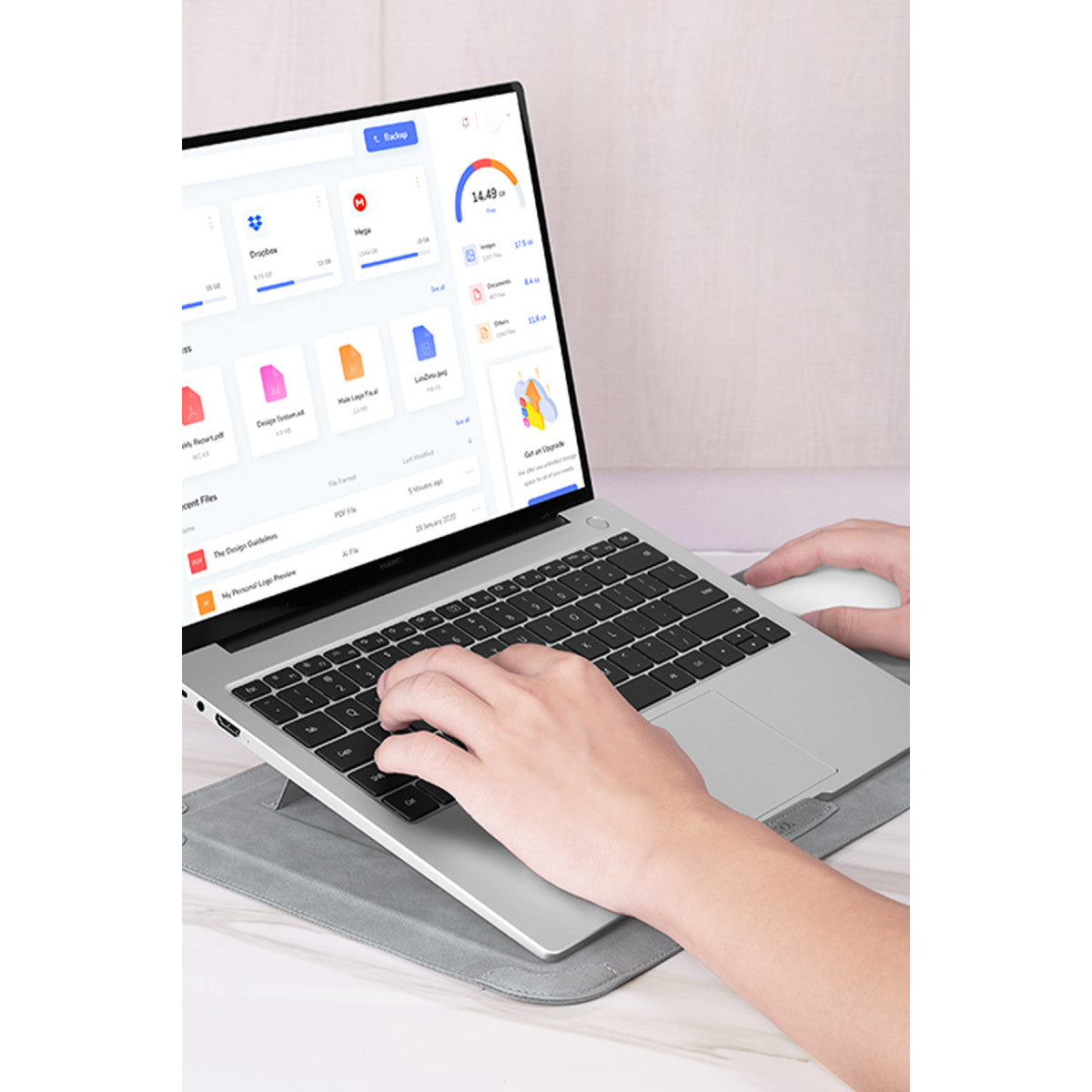 Hoco. GT5 Delight Serisi Çok Fonksiyonlu 14 inç Notebook Çantası