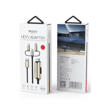 Yesido HM14 2m FHD 3in1 to HDMI Kablo