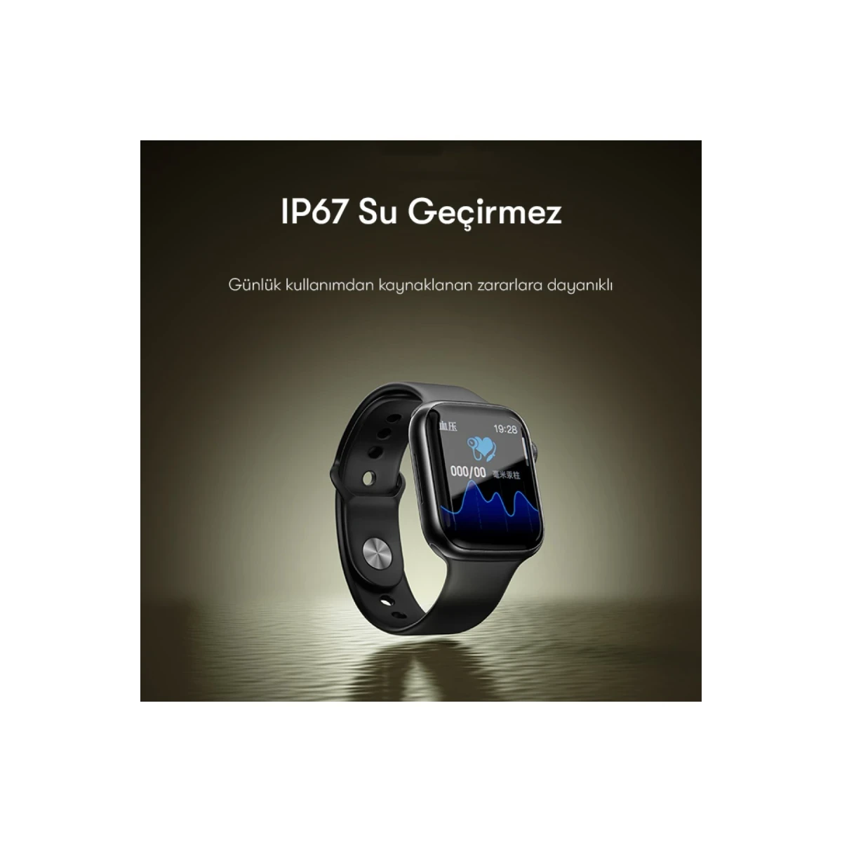 Yesido IO17 1.89 inç IP68 Su Geçirmez Konuşmalı Akıllı Saat - Siyah