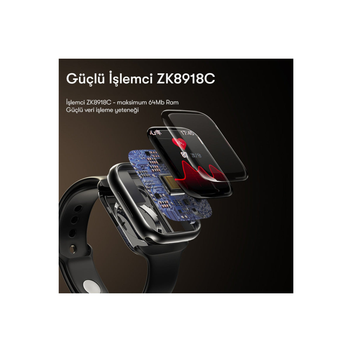 Yesido IO17 1.89 inç IP68 Su Geçirmez Konuşmalı Akıllı Saat