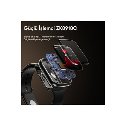 Yesido IO17 1.89 inç IP68 Su Geçirmez Konuşmalı Akıllı Saat
