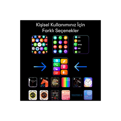 Yesido IO18 1.89 inç IP68 Su Geçirmez Konuşmalı Akıllı Saat - Siyah