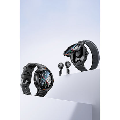 Yesido IO50 TWS Kulaklık Entegre ABS PC Gövdeli Silikon Kordonlu Akıllı Saat