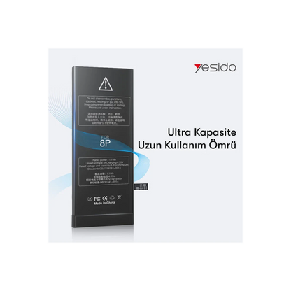 Yesido iPhone 12 Pro Max Uyumlu Batarya