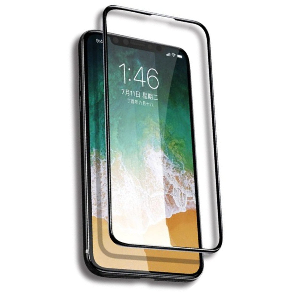 Yesido Apple iPhone 12 Pro Max TG12 5D Cam Ekran Koruyucu