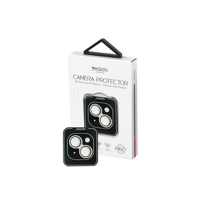 Yesido Apple iPhone 13 WB27 Metal Kamera Lens - Pembe