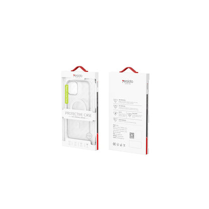 Yesido Apple iPhone 14 Pro Max PC03 Ace Şeffaf Magsafe Kapak