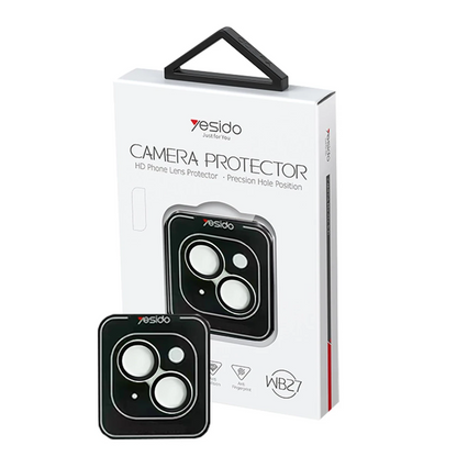 Yesido Apple iPhone 14 WB27 Metal Kamera Lens - Gümüş