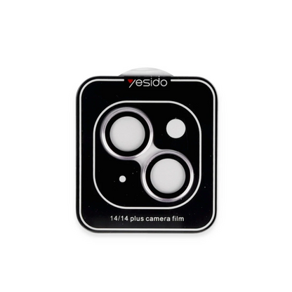 Yesido Apple iPhone 14 WB27 Metal Kamera Lens - Lila