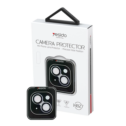 Yesido Apple iPhone 14 WB27 Metal Kamera Lens - Mavi
