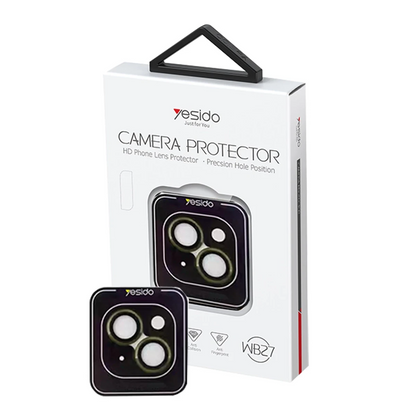 Yesido Apple iPhone 14 WB27 Metal Kamera Lens - Sarı