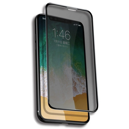Yesido Apple iPhone 15 Pro Max TG13 5D Hayalet Cam Ekran Koruyucu - Siyah