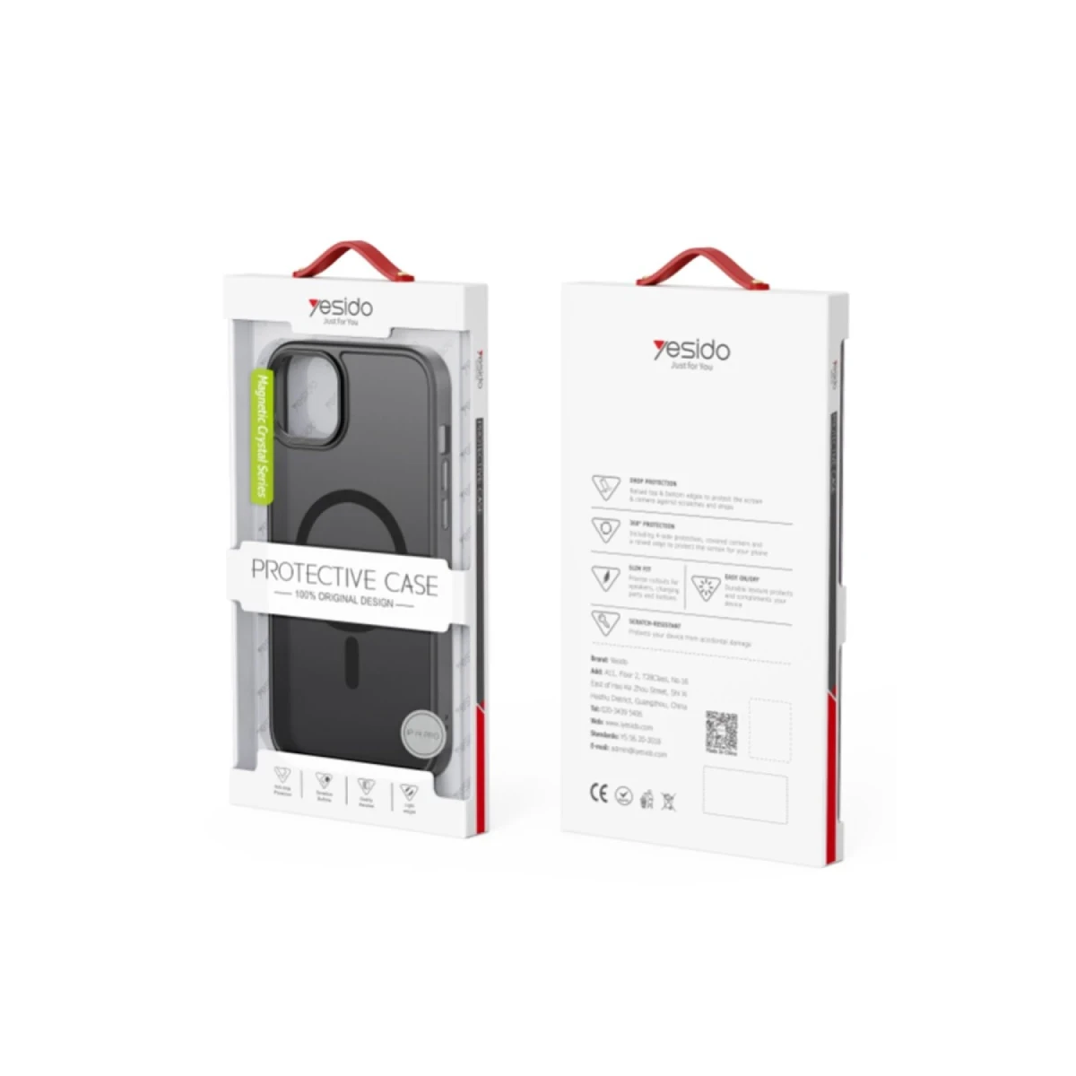 Yesido Apple iPhone 15 Pro PC06 Tower Magsafe Kapak - Lacivert