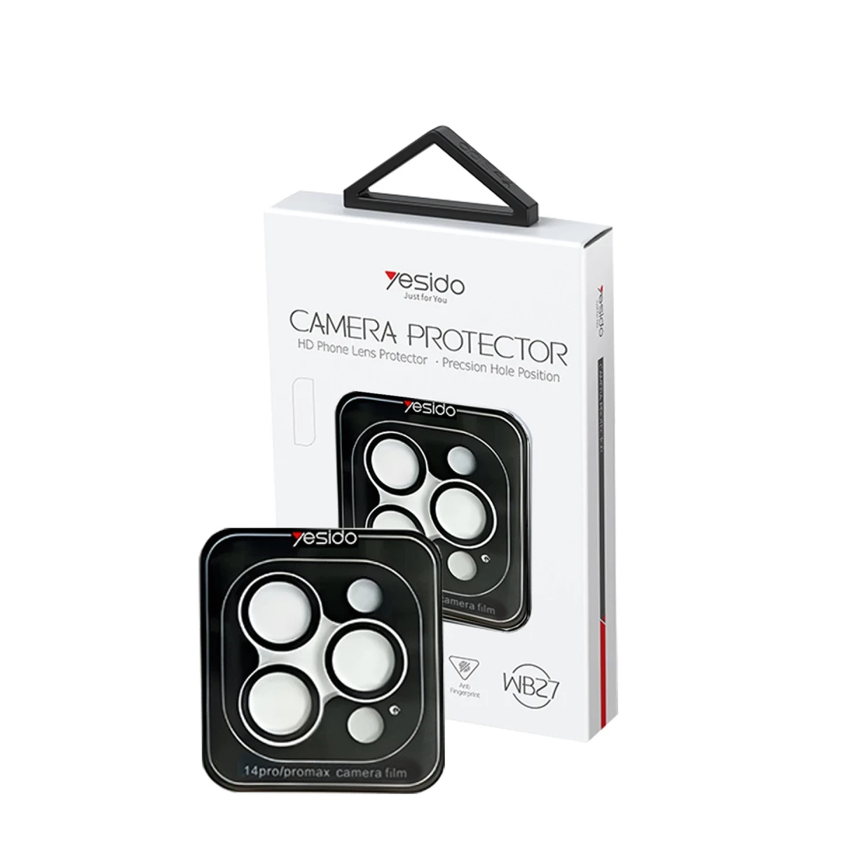 Yesido Apple iPhone 15 Pro WB27 Metal Kamera Lens - Gümüş