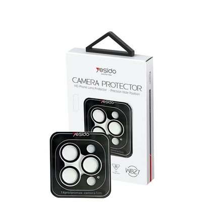 Yesido Apple iPhone 15 Pro WB27 Metal Kamera Lens - Gümüş
