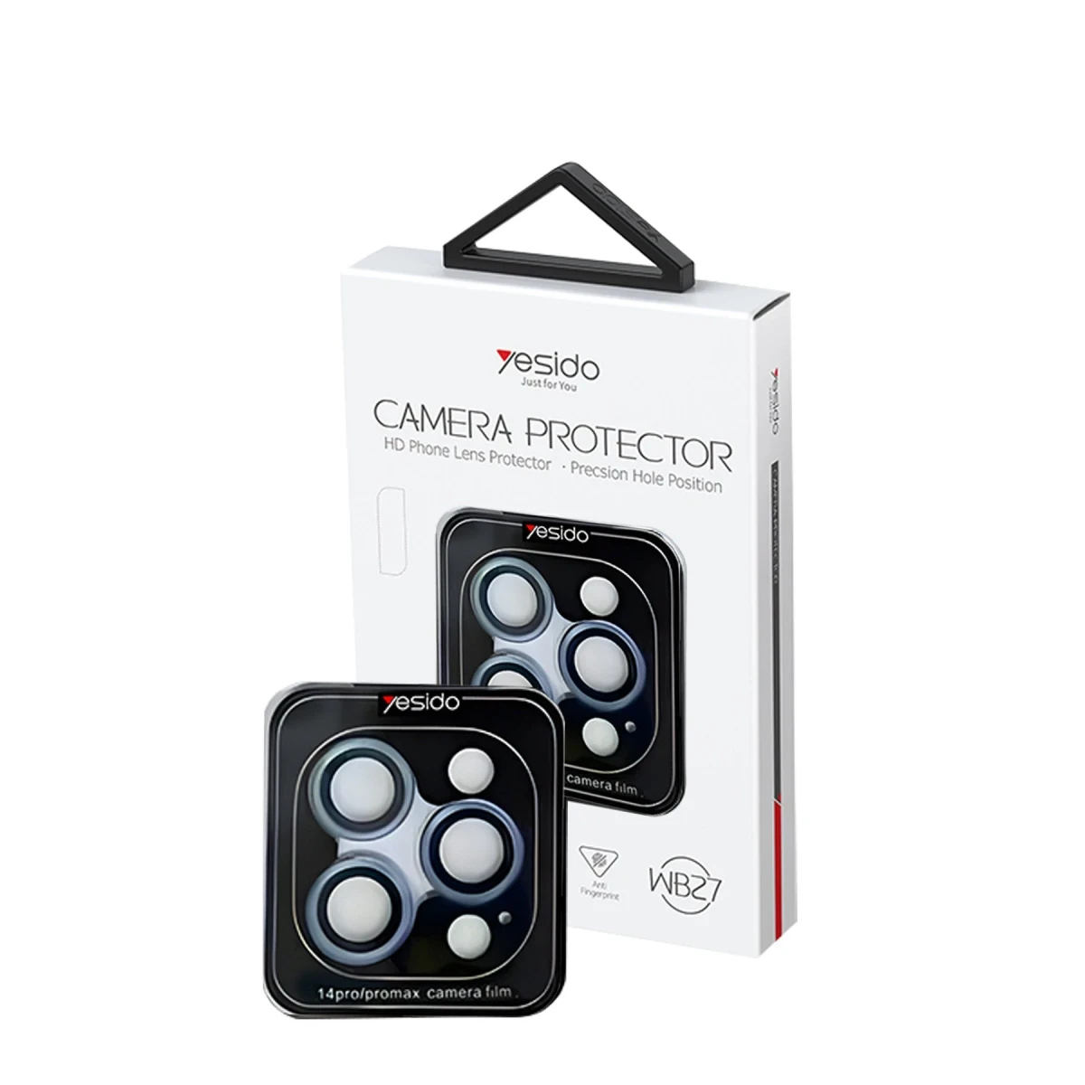 Yesido Apple iPhone 15 Pro WB27 Metal Kamera Lens - Lacivert